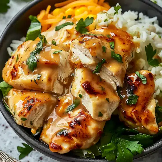 Hot Honey Chicken Bowls