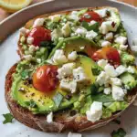 Avocado Toast with Feta Cheese