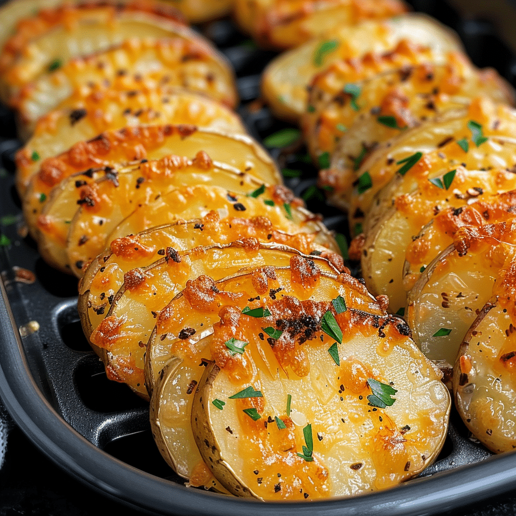 Air Fryer Sliced Potatoes