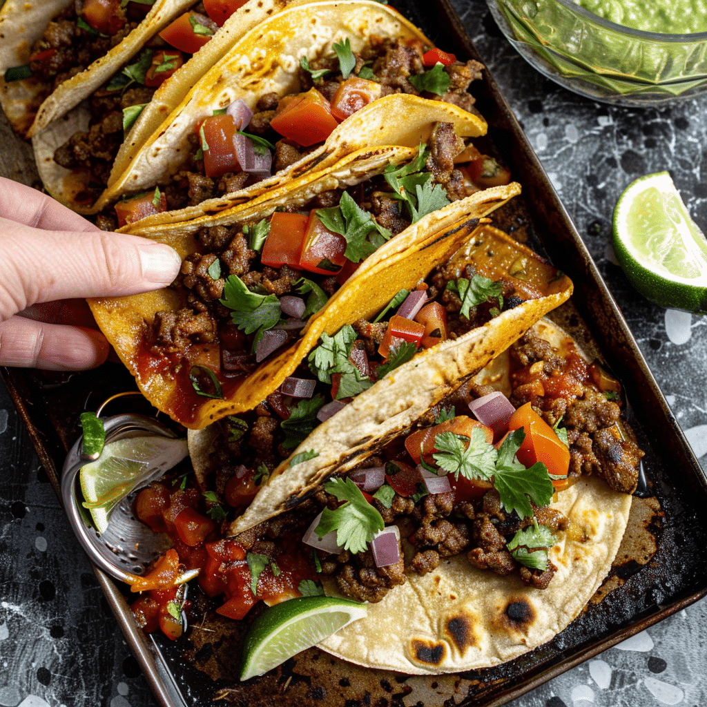 Crispy Ground Beef Tacos