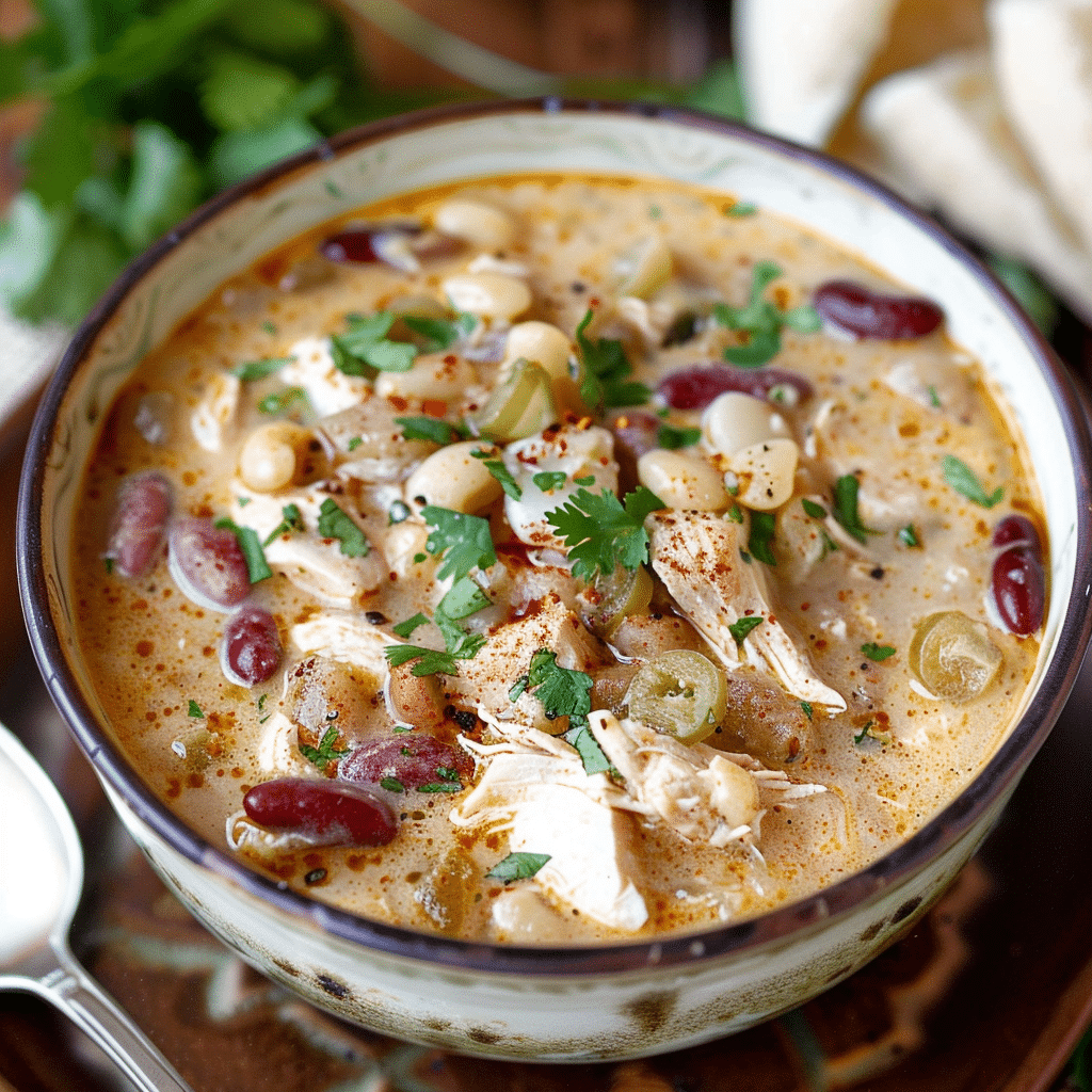 Cajun White Chicken Chili