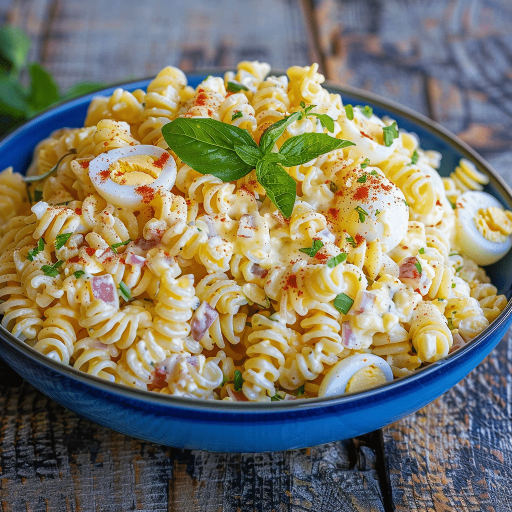 Deviled Egg Pasta Salad