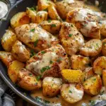 Garlic Parmesan Chicken and Potatoes