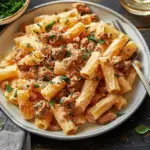 Creamy Sausage Rigatoni