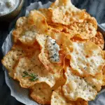 Crispy Cottage Cheese Chips