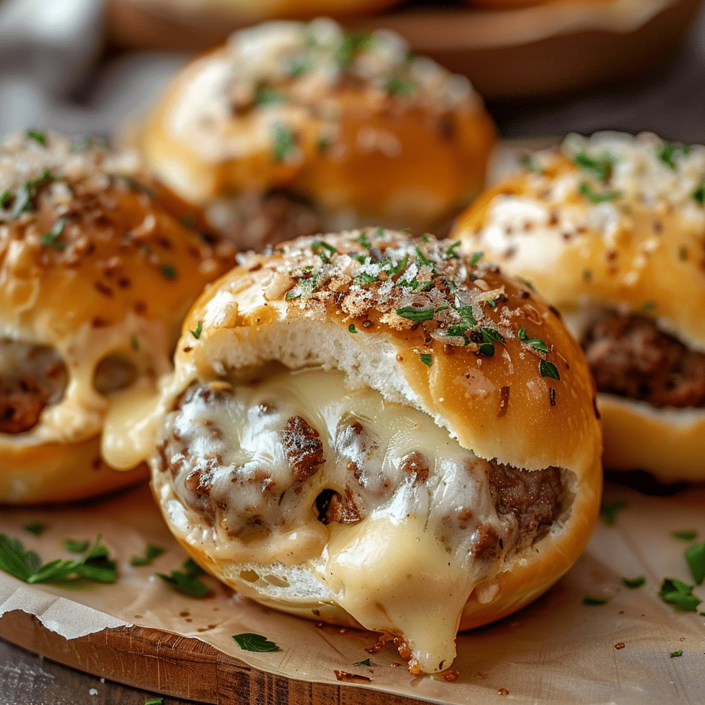 Garlic Parmesan Cheeseburger