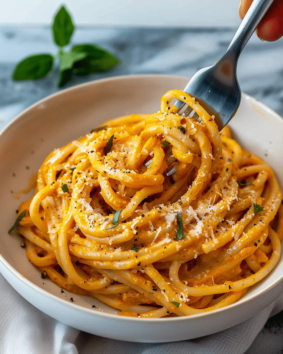 Vegan Pumpkin Pasta