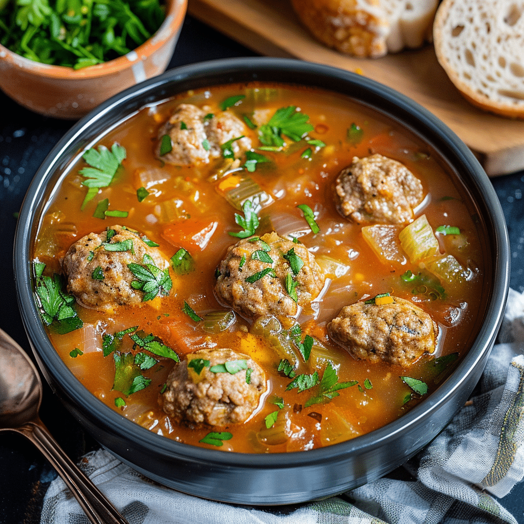 Albondigas Soup (Mexican Meatball Soup)