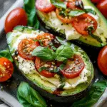 Caprese Stuffed Avocado