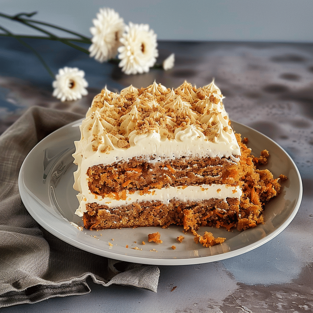 Keto Carrot Cake with Mascarpone Frosting