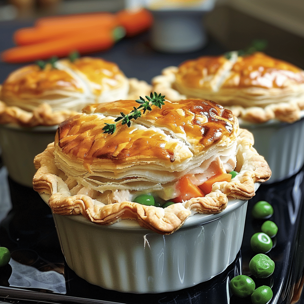 Mini Chicken Pot Pies Recipe