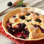 One Bowl Blackberry Cobbler