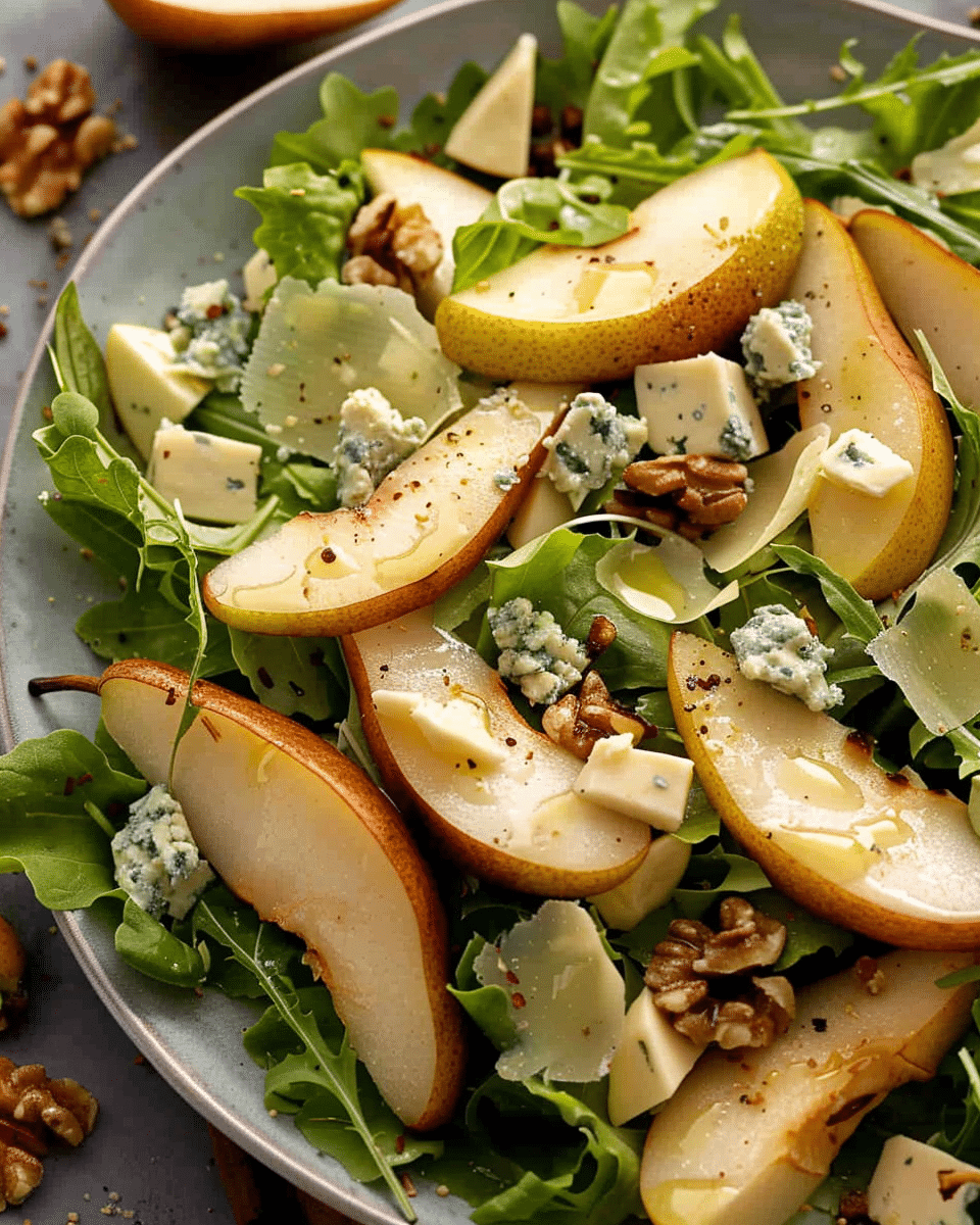 Pear Salad with Blue Cheese