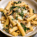 Spinach Mushroom Pasta