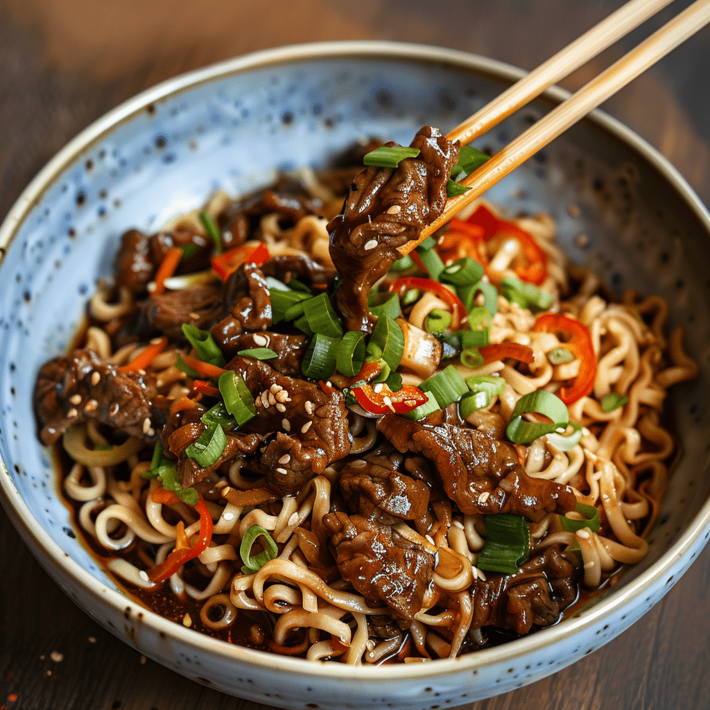 Hoisin Beef Noodles Recipe