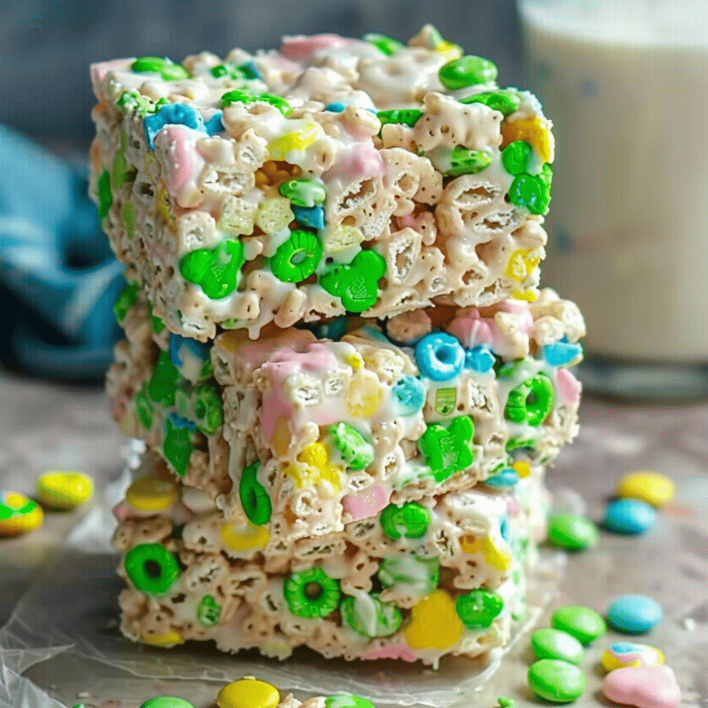 Lucky Charms Rice Krispie Treats