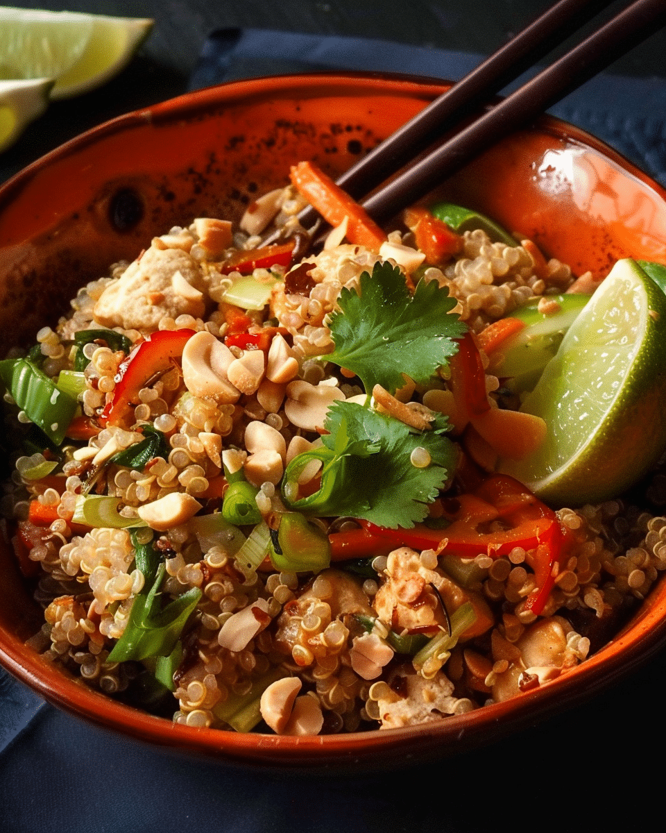 Pad Thai Quinoa Bowl