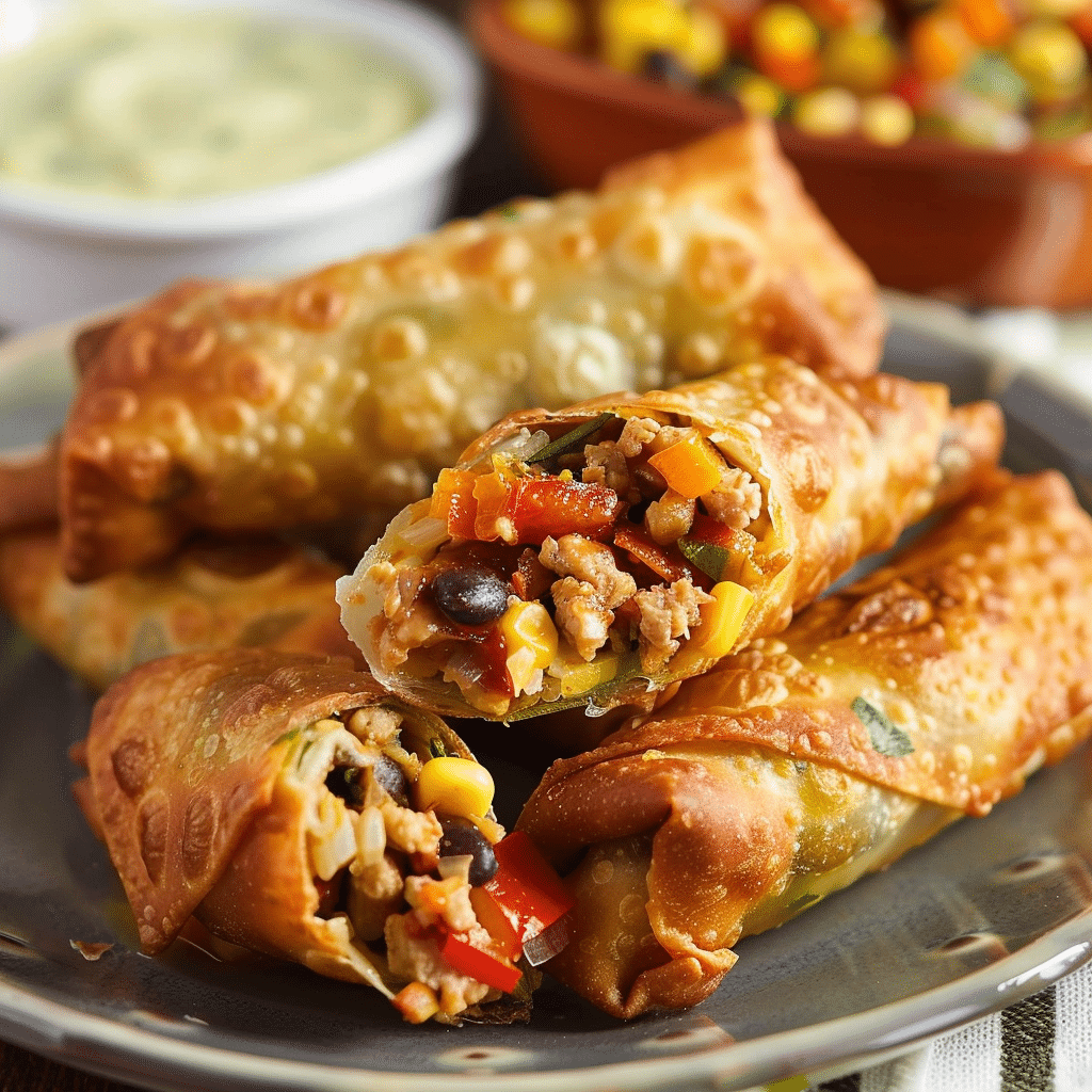 Southwest Chicken Rolls