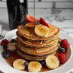 Vegan Banana Oat Pancakes