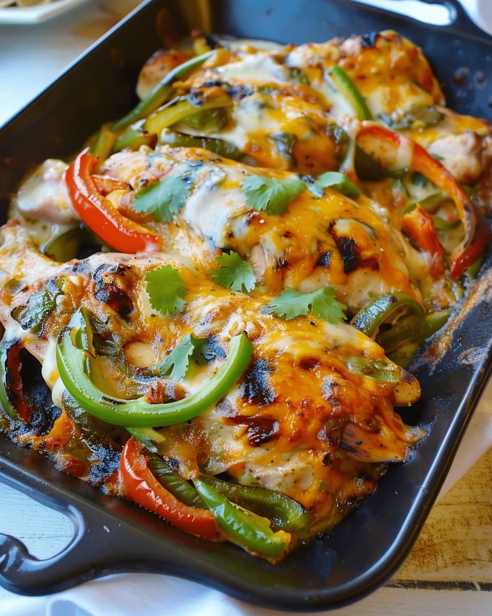 Baked Fajita Chicken Breasts Recipe