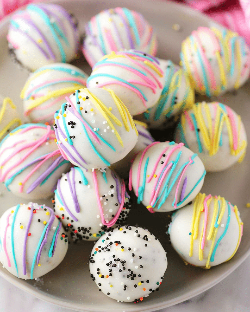 Easter Egg Oreo Cookie Balls