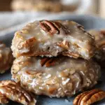 No-Bake Coconut Pecan Praline Cookies