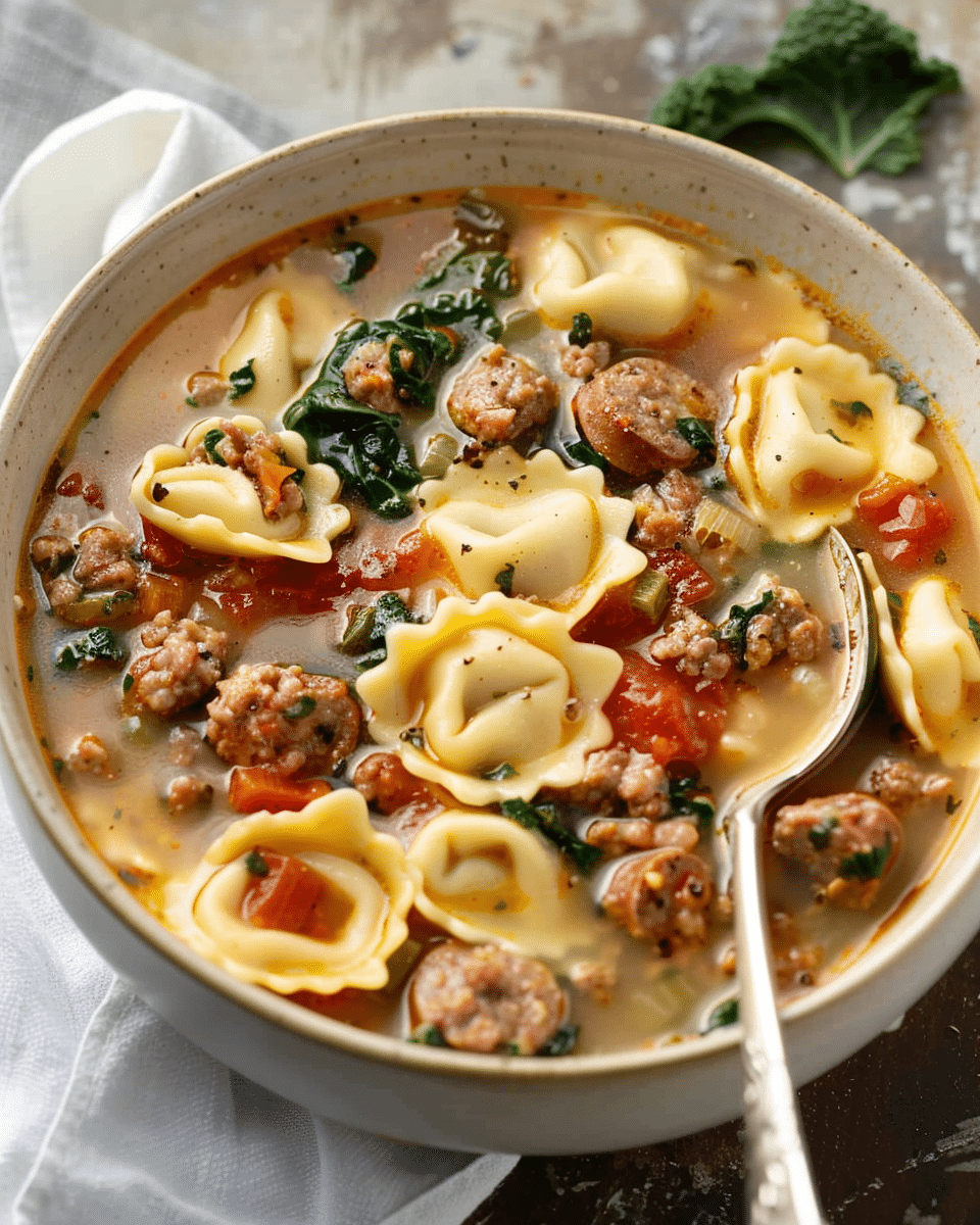 Sausage Tortellini Soup