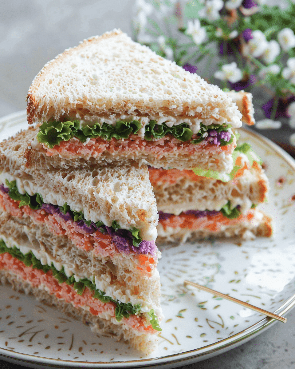 Easy Vegetarian Tea Sandwiches