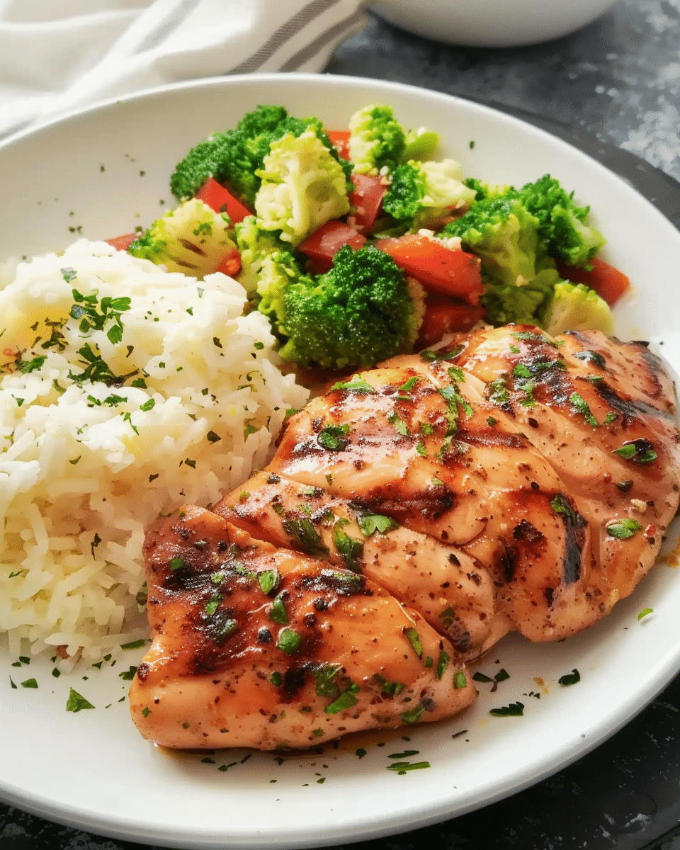 Marinated Ranch Broiled Chicken