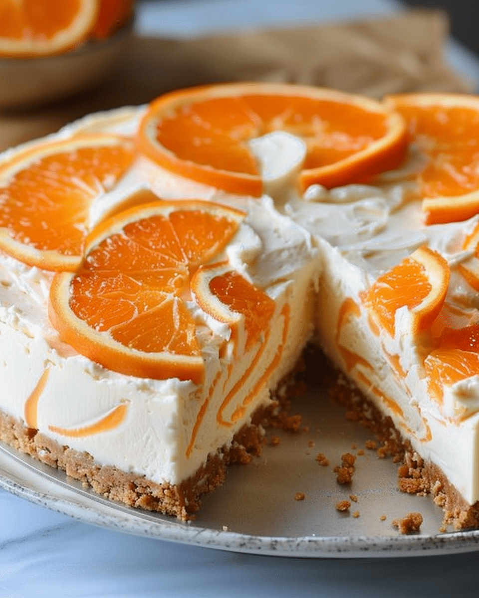 Orange Creamsicle Cheesecake