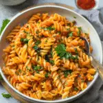 One Pot Red Lentil Pasta