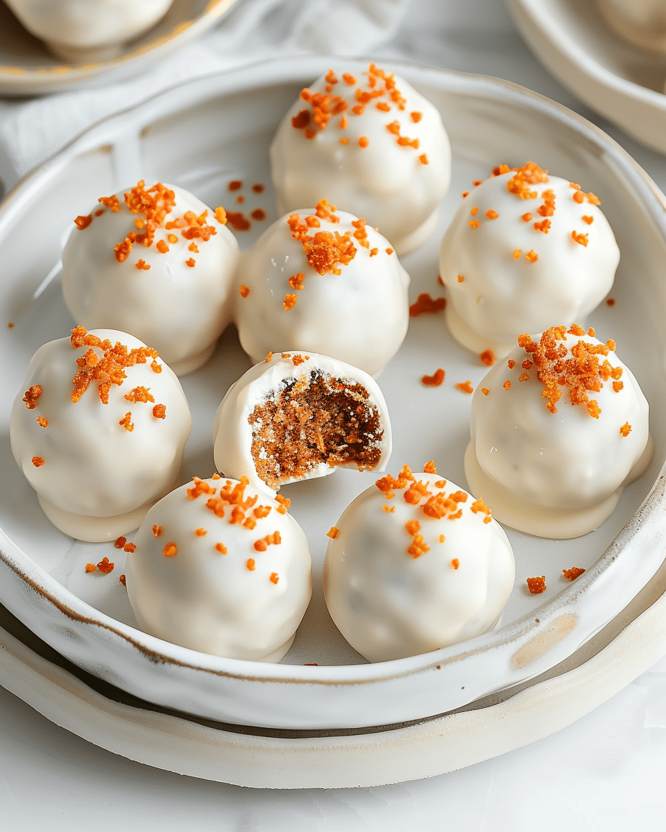 Carrot Cake Truffles