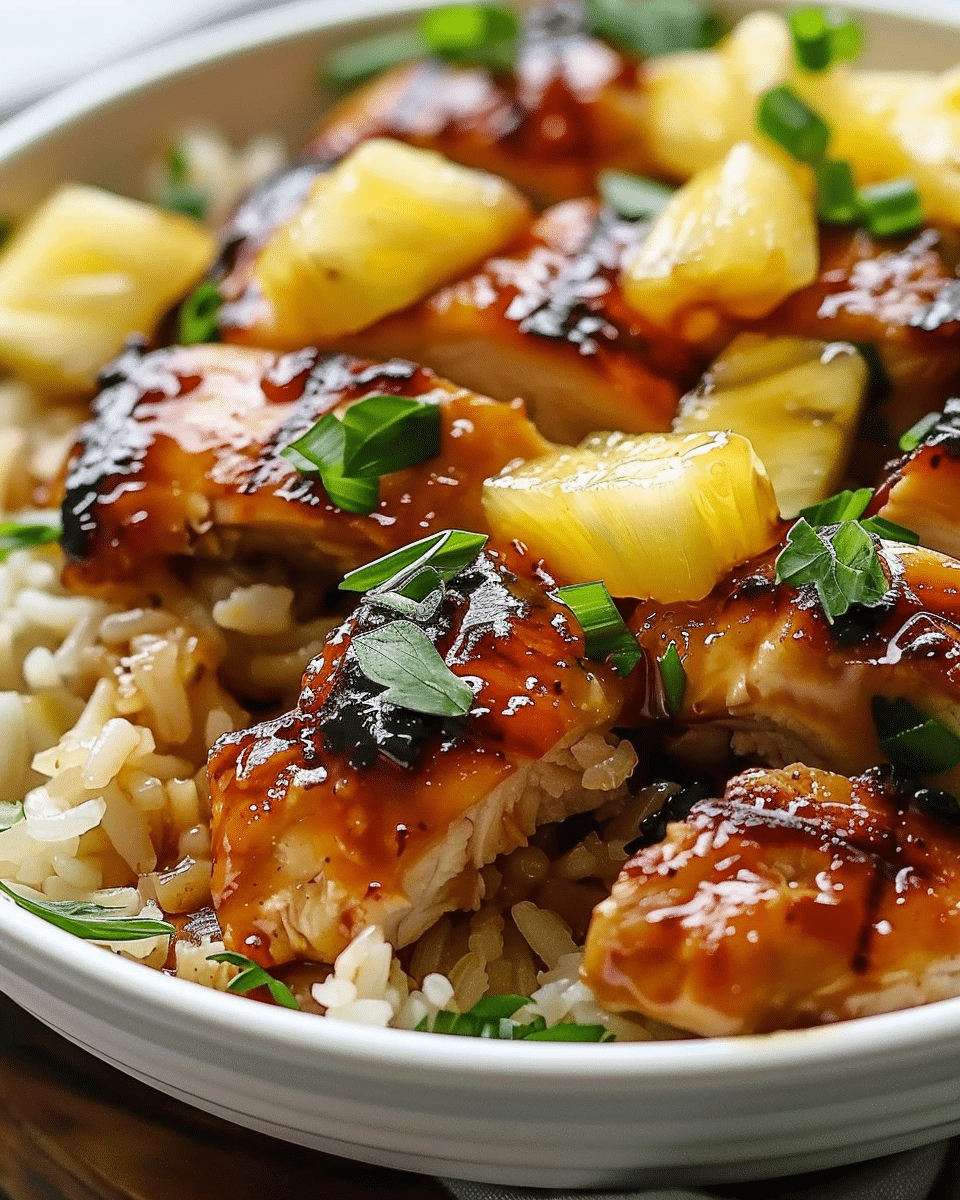 Pineapple Chicken and Rice Recipe