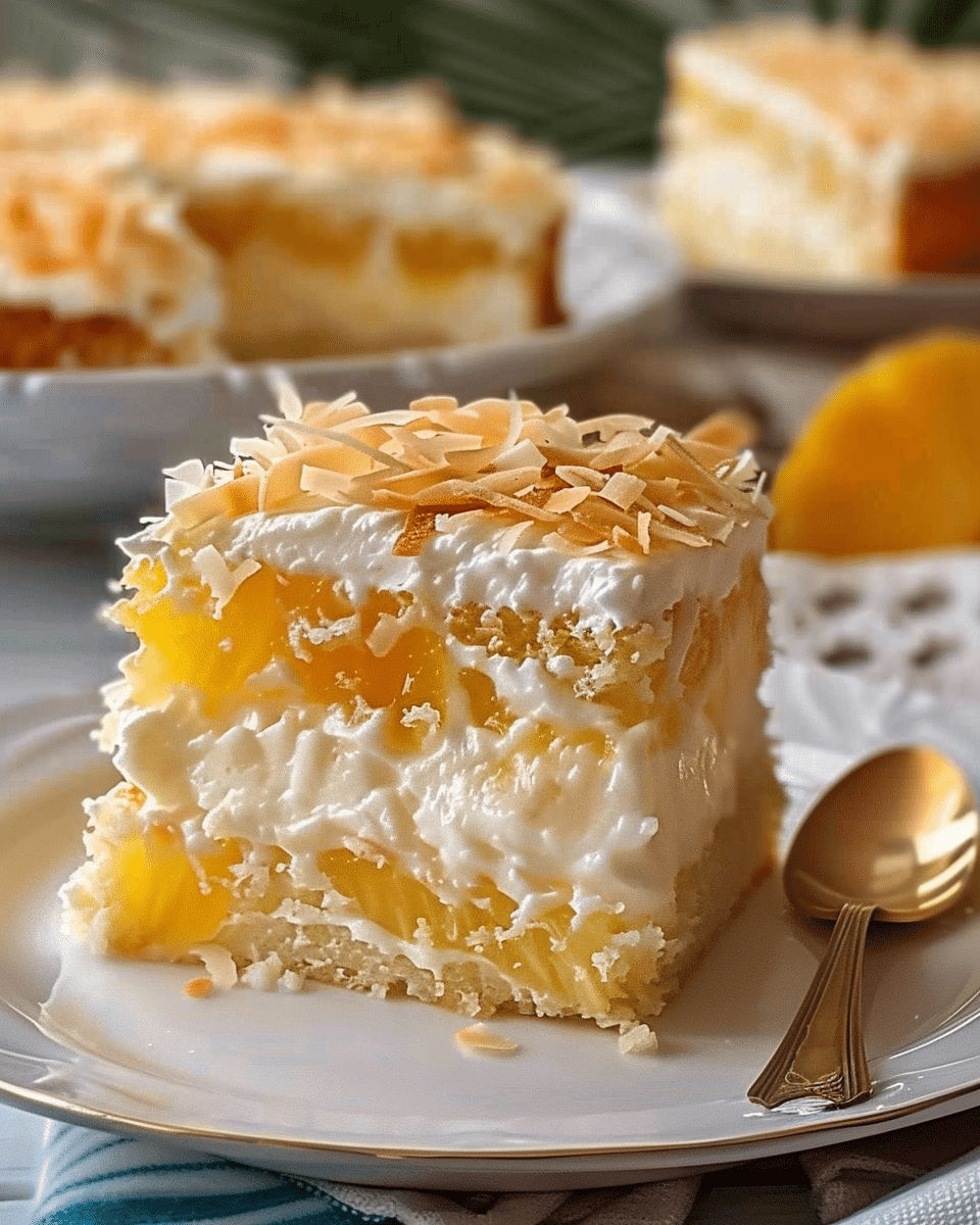 Pineapple Coconut Dream Cake