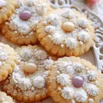 Easter Bunny Button Cookies