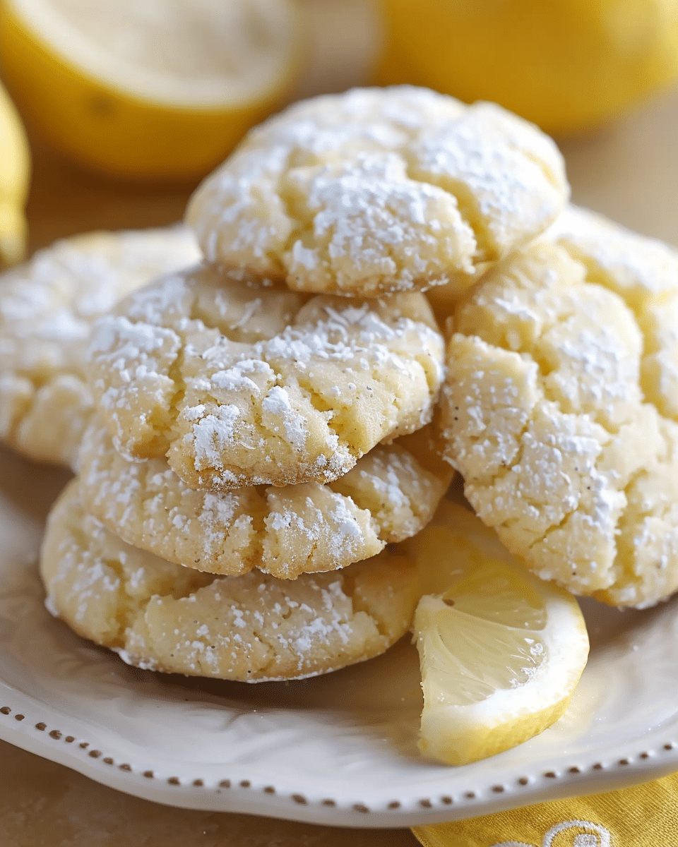 Lemon Pound Cake Cookies