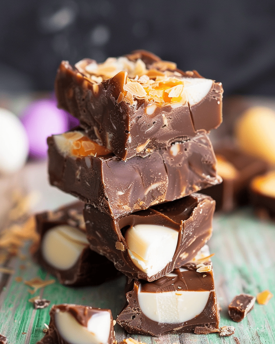 Cadbury Fudge with Creme Eggs