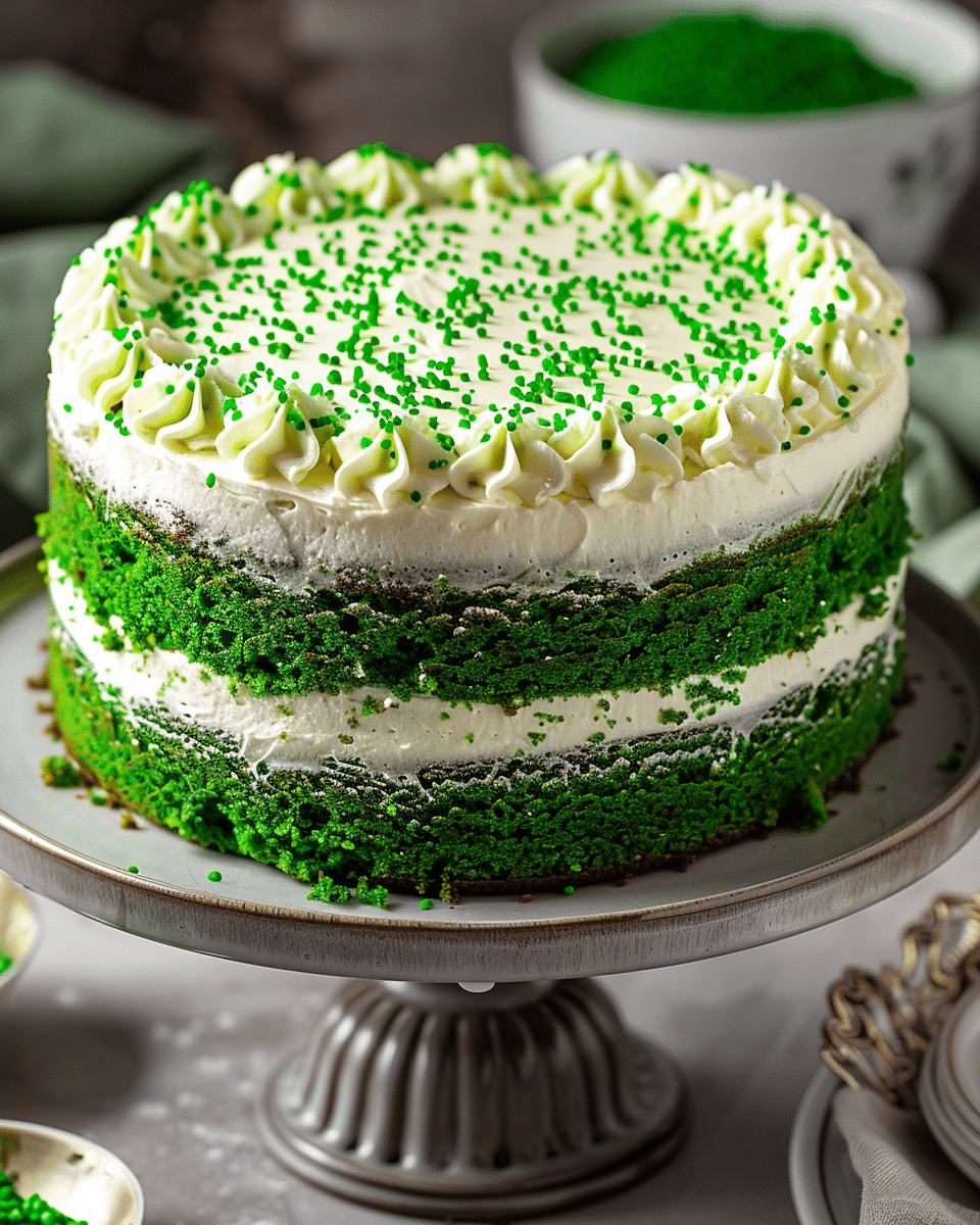 Green Velvet Cake