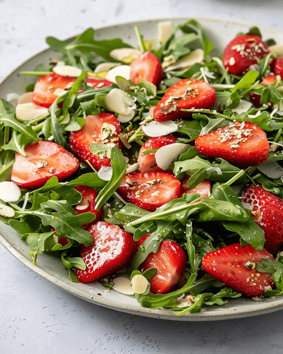 Strawberry Arugula Salad with Feta