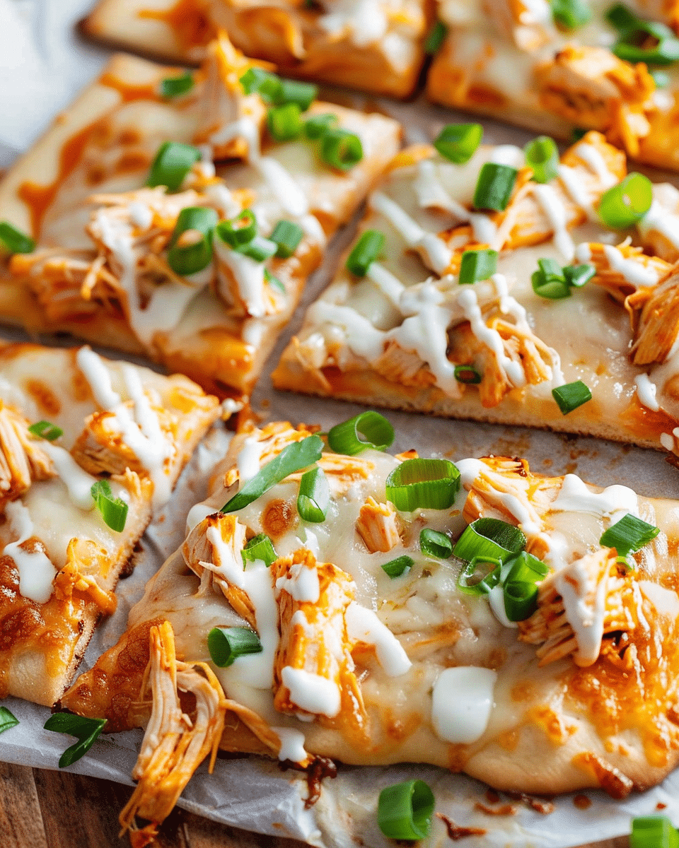 Buffalo Chicken Flatbread