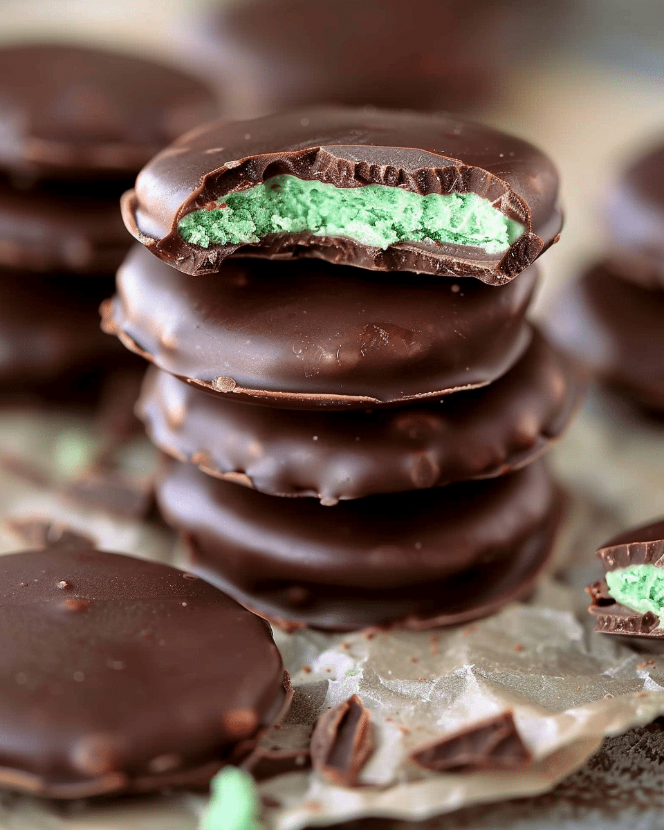 Chocolate Covered Mint Patties