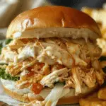 Crock Pot Ranch Chicken Sandwiches