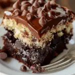 German Chocolate Poke Cake