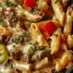 Philly Cheesesteak Pasta