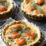 Smoked Salmon, Dill, and Horseradish Tartlets