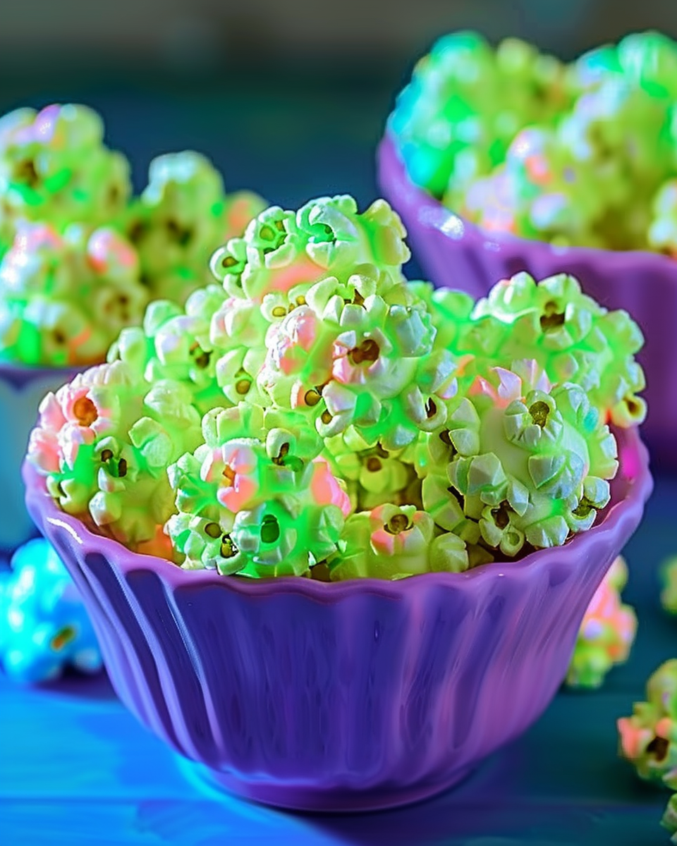 Glow-in-the-Dark Candy Popcorn Bombs