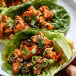 Thai Chicken Lettuce Wraps