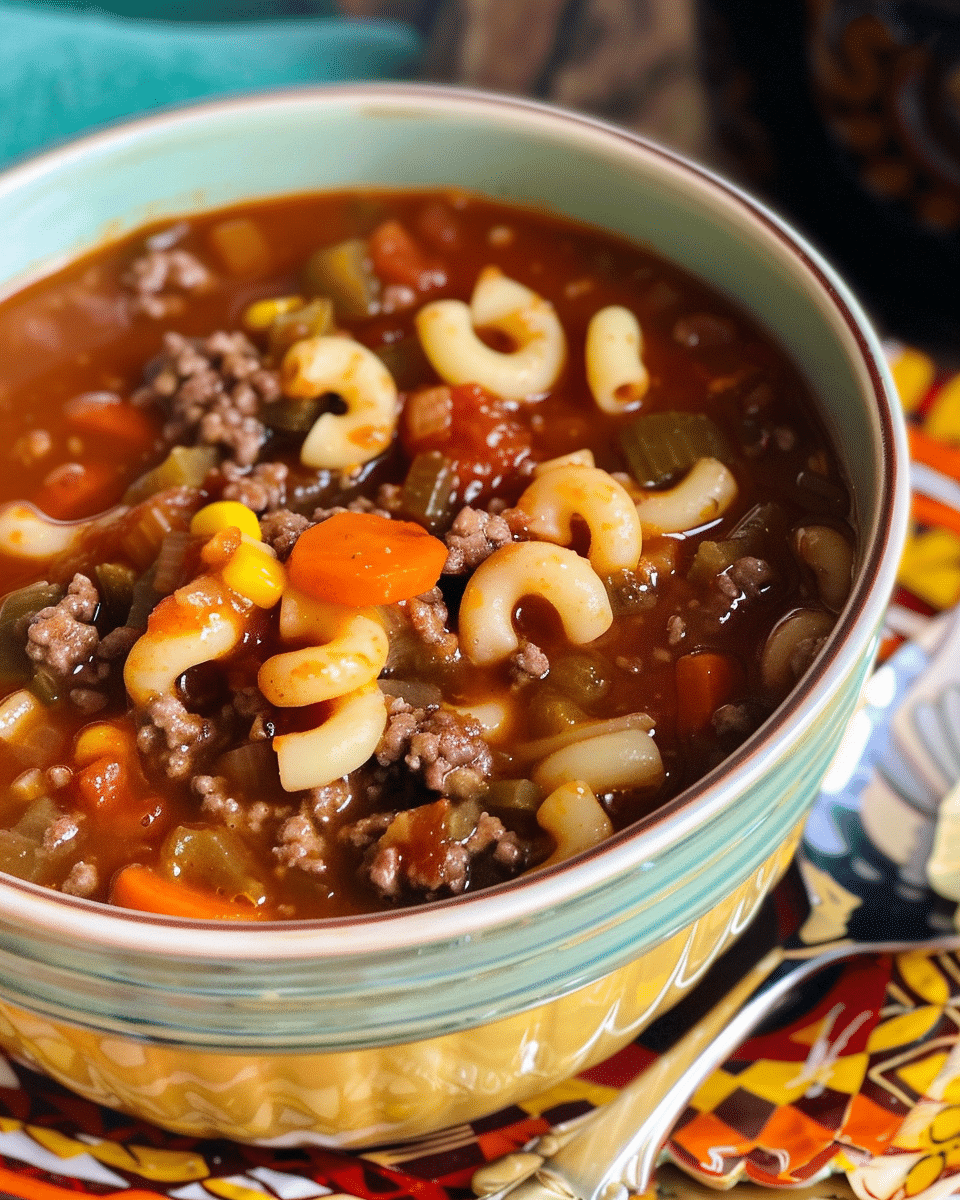 BBQ Hamburger Soup