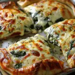 Cheese and Spinach Stuffed Pastry