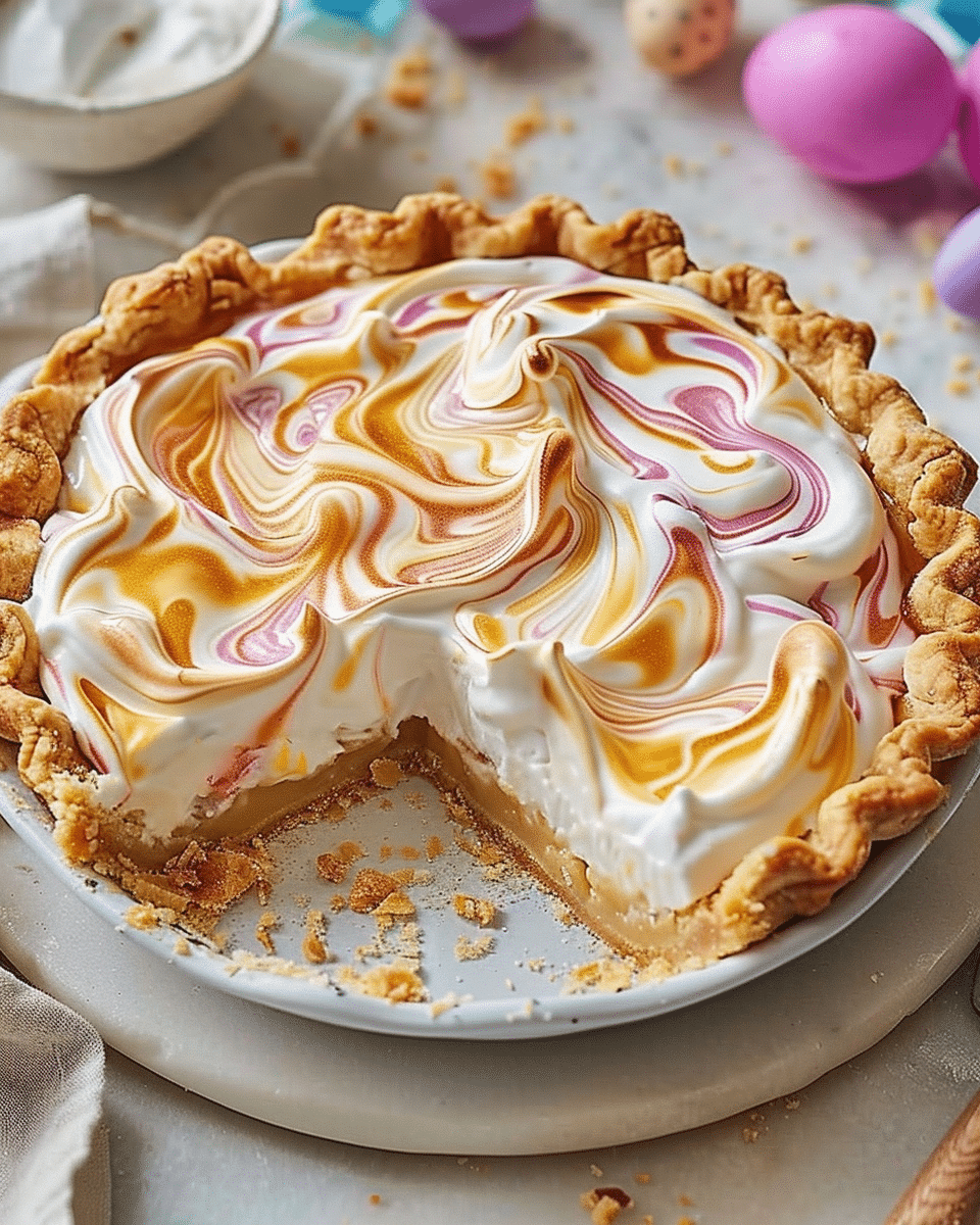 Easter Swirl Pie